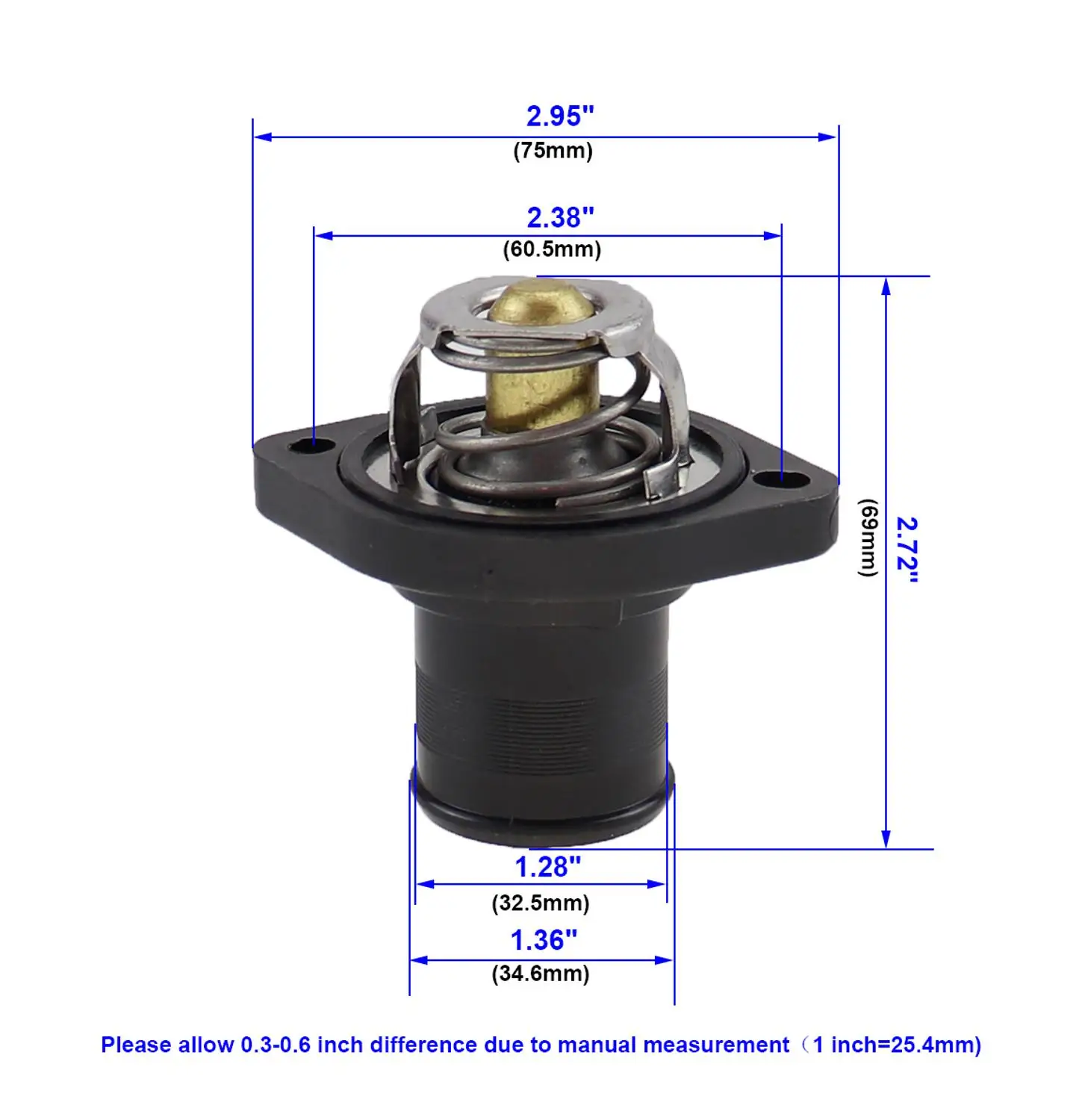 Engine Coolant Thermostat 1336.Q1 1336.N5 Upgraded Engine Thermostat Housing Coolant Water Pipe for Peugeot 306 Citroen Berlingo C3 C4 Xsara