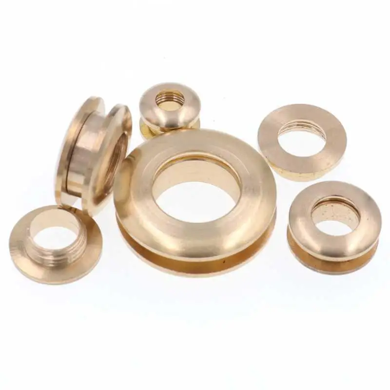 1PCS 28*15mm Brass Gas Hole Grommets Screw Threaded Connection Eyelet DIY Bag Belt Part Hardware Leather Craft Handmade Buckle