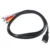 Новый 5 футов/1,5 м USB 2.0 Female to 3 RCA Male Video A/V Практичный адаптер для видеокамеры Отлично подходит для AV-оборудования