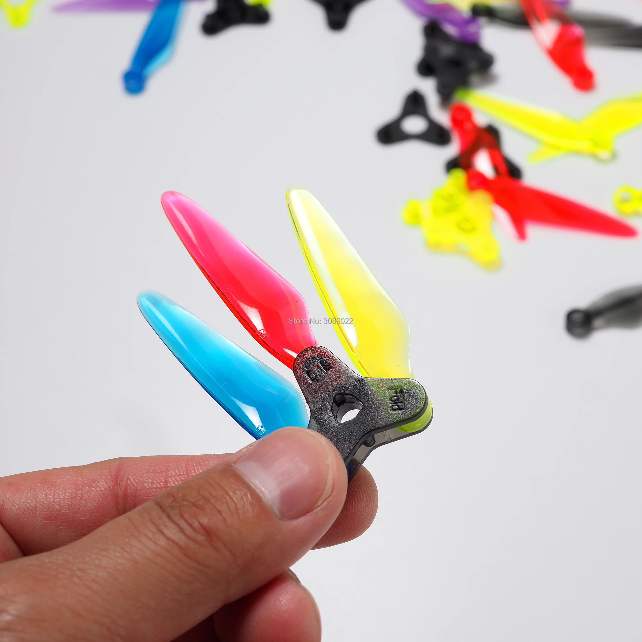 12Pairs 24 pcs DALPROP Fold F5 F6 F7 5.1/6/7inch Foldable Freestyle 3-Blade Propeller Props for RC Drone FPV Racing Quadcopter thumbnail 2