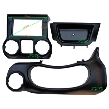

10.1 inch Fasxia Car Audio Frame Car Radio Fascia,gps navigation fascia panel is suitable for 2015-2017 Jeep Wrangler Rubicon