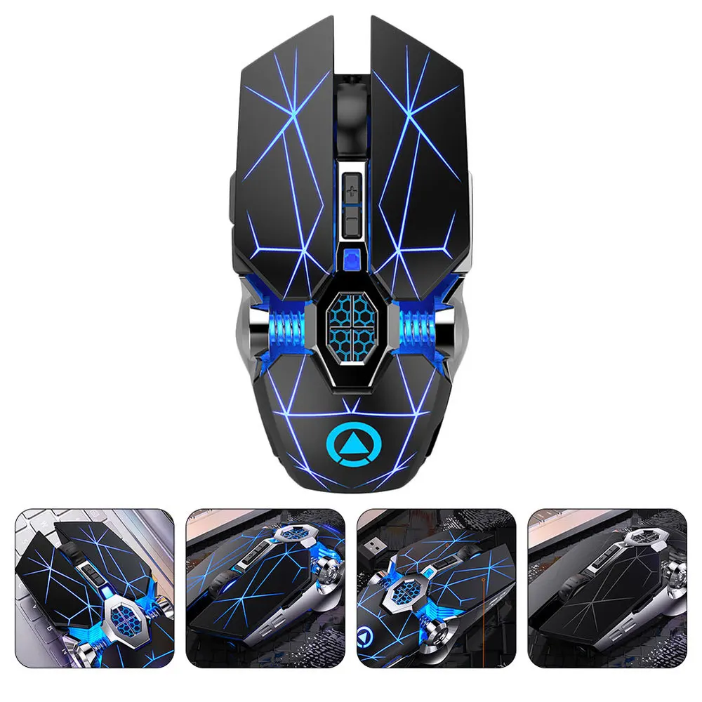 

1pc Fashion Mouse Gaming Mouse Cordless USB Receiver PC Computer Wireless Mouse for Home Bar Office Desktop