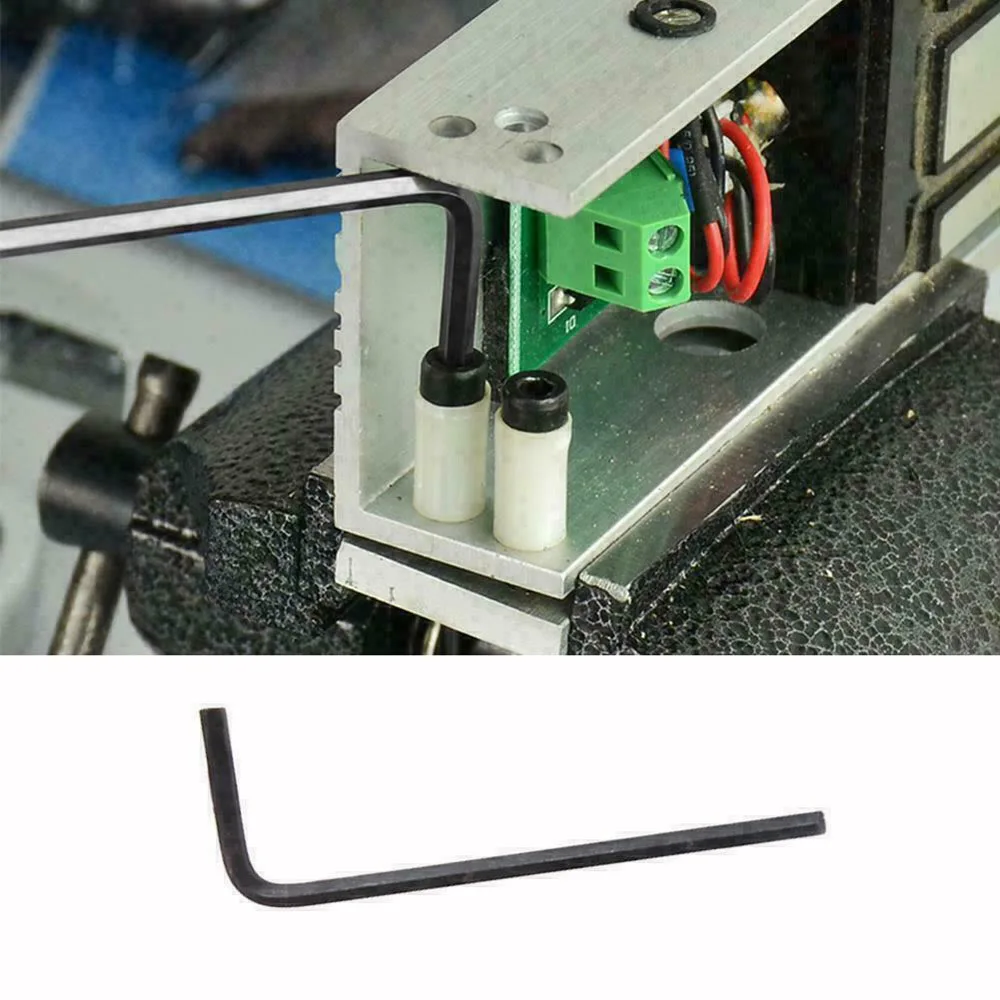 50PCS L 모양의 M1.27 M1.5 M2 육각 알렌 키 육각 렌치 스크류 드라이버 RC 모델 자동차 용 니켈 도금