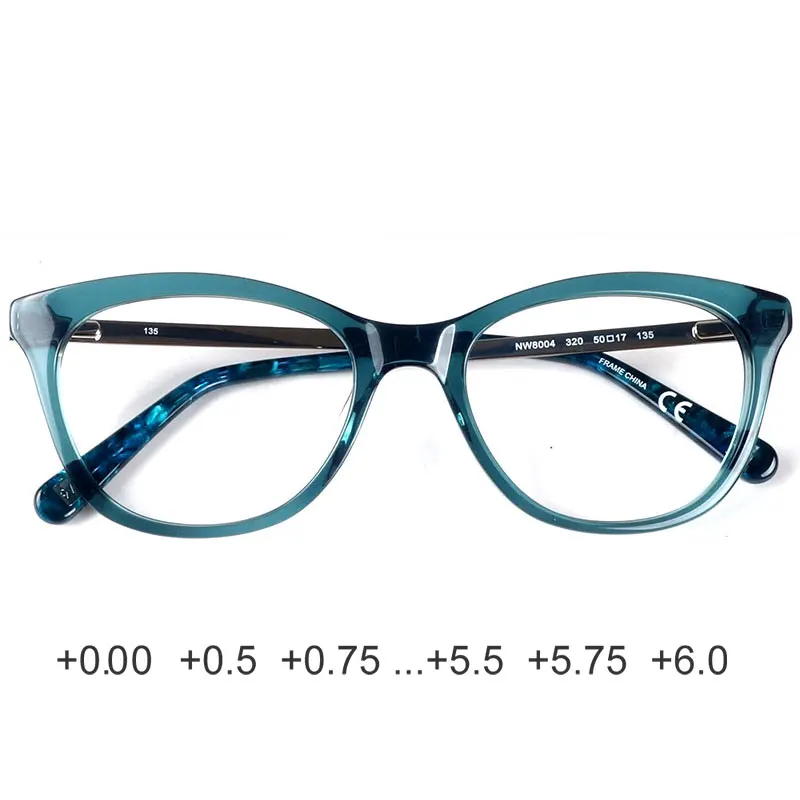 Женские итальянские ацетатные очки для чтения ручной работы, антибликовые, антирадиационные, фирменный дизайн