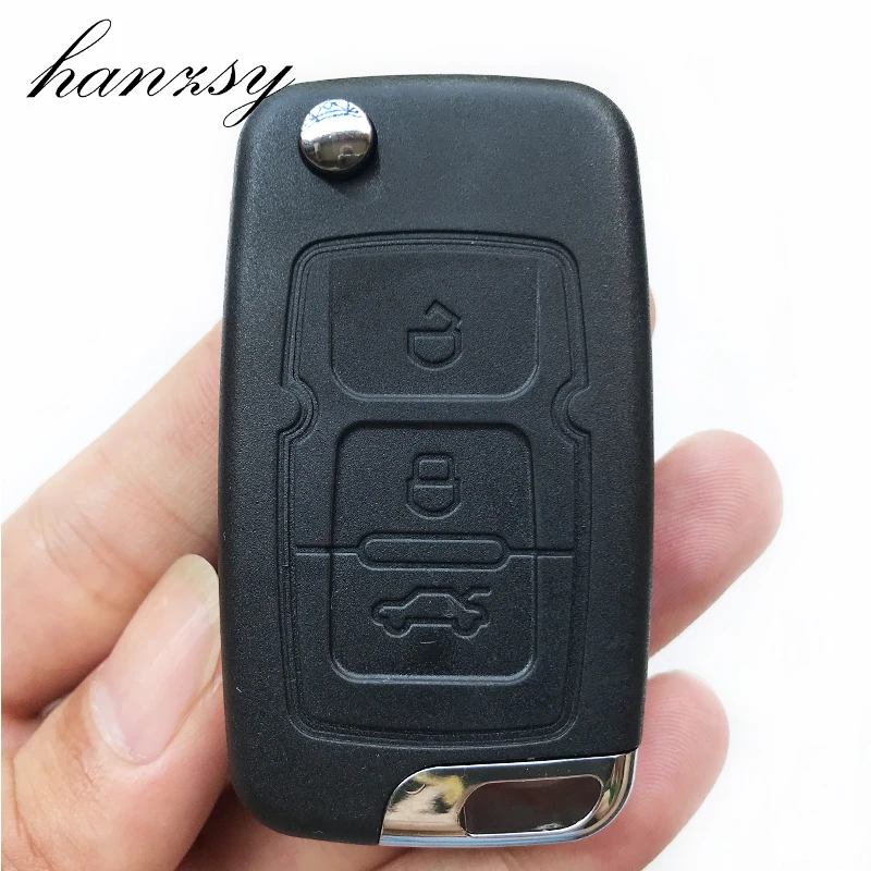 10 шт. 2/3 кнопочный раскладной чехол для ключа Geely Emgrand 7 EC7 EC715 EC718 Emgrand7 EC7-RV |