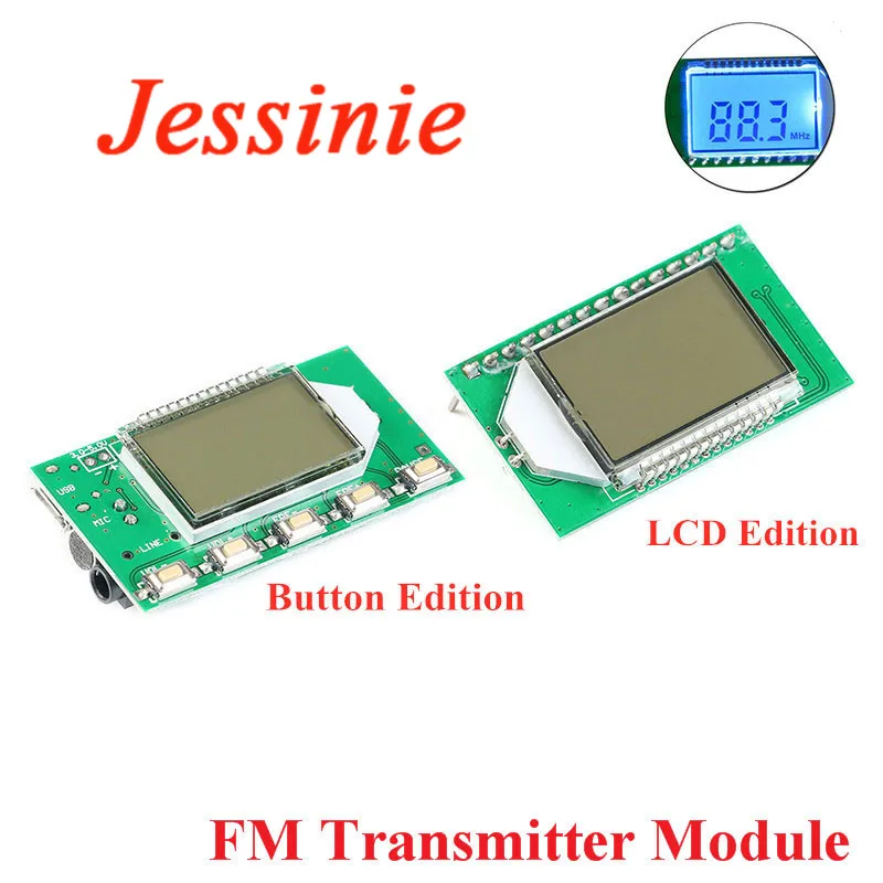 DSP PLL 87-108 МГц Стерео FM передатчик модуль цифровой беспроводной микрофон плата