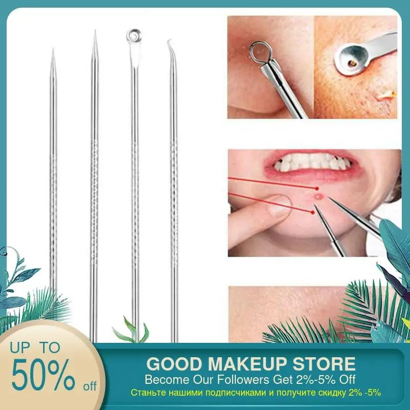 Иглы для удаления черных точек игла прыщей и набор чистки пор | Красота здоровье