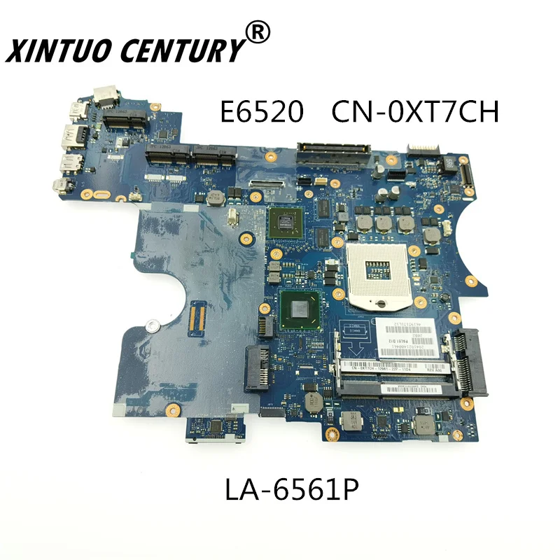 CN-0XT7CH 0XT7CH XT7CH Pal61 LA-6561P N12P-NS2-S-A1 QM67 Para Dell latitude E6520 Computador Portátil Placa-mãe Mainboard Testad |
