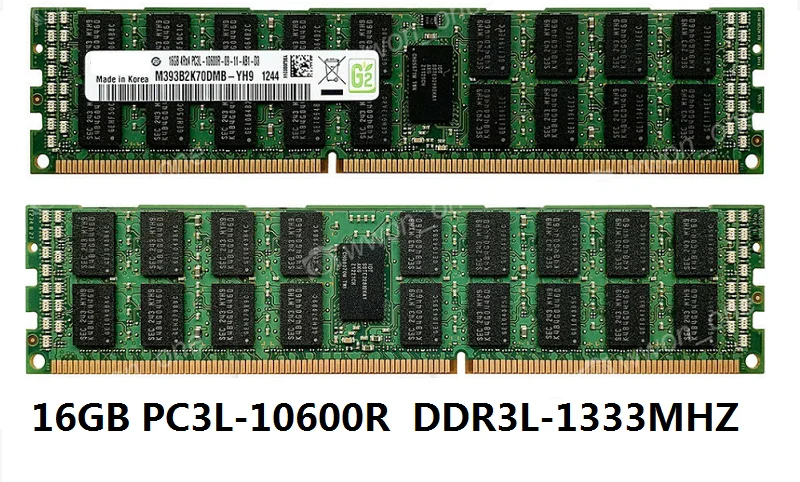 SHELI 8 GB/16 GB/32 GB PC3L-10600 R DDR3-1333M Hz ram 240Pin RDIMM ECC Reg Серверная память