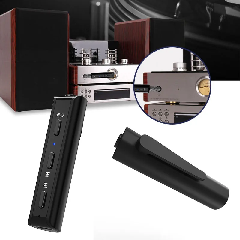 Bluetooth V4.2 аудио приемник беспроводной AUX динамик Amplifie адаптер Micro USB