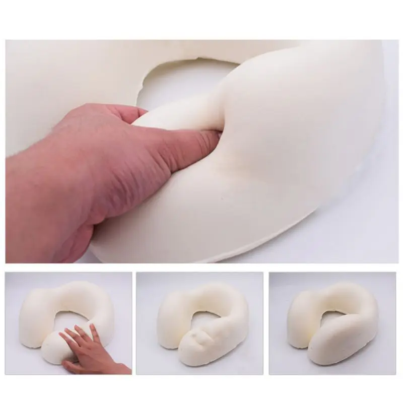 U Shaped Memory Foam Neck Pillows Soft Slow Rebound Space Travel Pillow Neck Cervical Healthcare Bedding Airplane Body Pillow