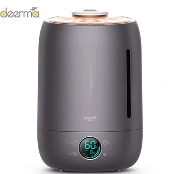 

Deerma Household Air Humidifier Air Purifying Mist Maker Timing With Intelligent Touch Screen Adjustable Fog Quantity 5L