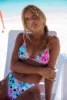 Neon Patterned Print Ruffled Bikinis 14