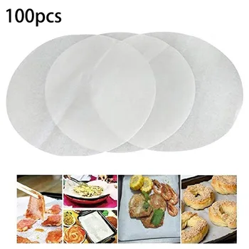 

Parchment Paper Rounds For Air Fryer/Cake/Cheesecake Baking Circles Pans Liners For kitchen tools parts 2020 new arrival