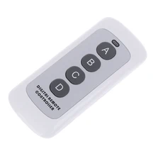 Remote Control Switch RF Transmitter Wireless Key for Smart Home Garage Door Opener Hot 433MHz 4 Button EV1527 Code tanie tanio Oświetlenie PRZEŁĄCZNIK Elektryczne drzwi Zautomatyzowane zasłony Głośnik Uniwersalny NONE CN (pochodzenie) 433 MHz