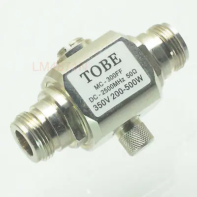 

DHL/EMS 5 LOTS surge protector for electric Arrestor N F to jack 0-2.5GHz 200-500W DC-350V TOBE -d2