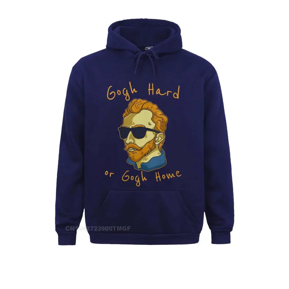Discount Men's Sweatshirts Womens Vincent Van Gogh Hard Or Go Home Artist Humor Pun V-Neck T-Shirt__B11539 Hoodies Long Sleeve Sportswears Casual Womens Vincent Van Gogh Hard Or Go Home Artist Humor Pun V-Neck T-Shirt__B11539navy