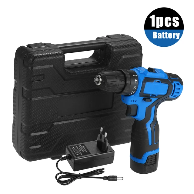 18v Cordless Drill Driver 6a Li-ion Battery 25+1 Torque Setting Compact  Drill Fast Charger 2-variable Speed 3/8in Keyless Chuck - Electric Drill -  AliExpress