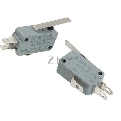 

Metal Lever Actuator 3 Terminals Micro Switch 2 Pcs