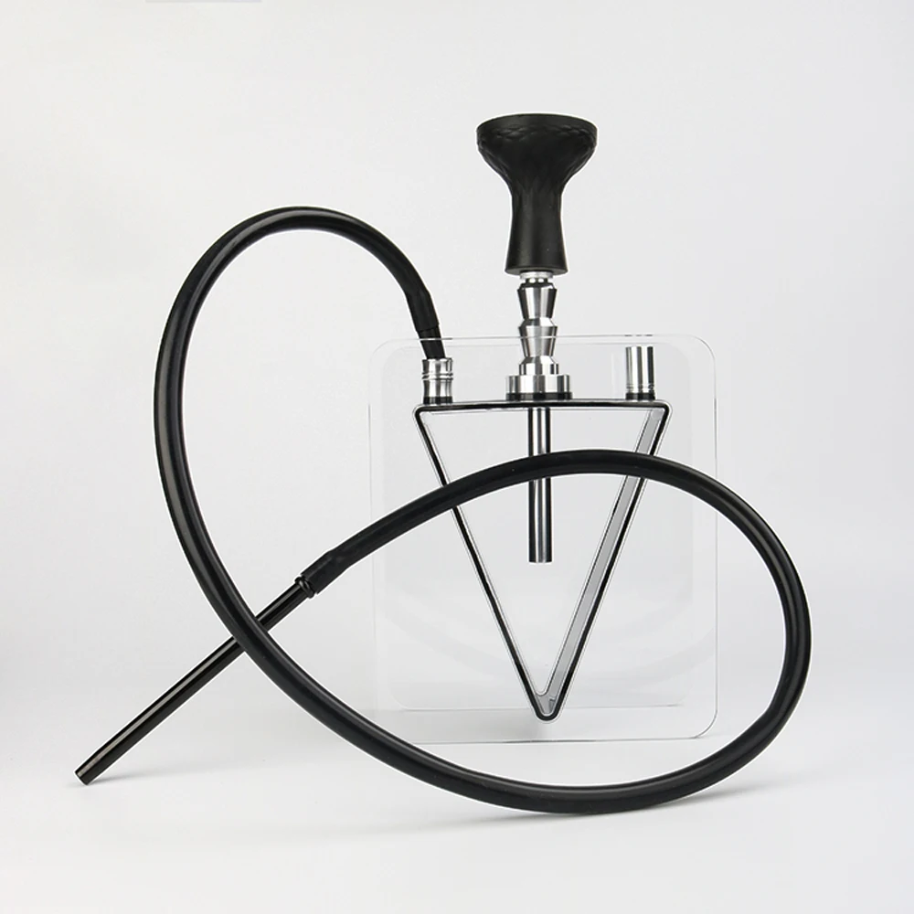 Лидер продаж треугольник розничная содержит аксессуары пластик Sheesha простой портативный наргиловый акриловый кальян наборы для кальяна