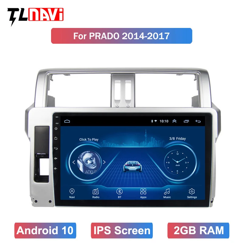 Android Multimedia Video Player Navigation GPS For 2014-2017 Toyota LAND CRUISER PRADO 150 Car Radio | Автомобили и мотоциклы
