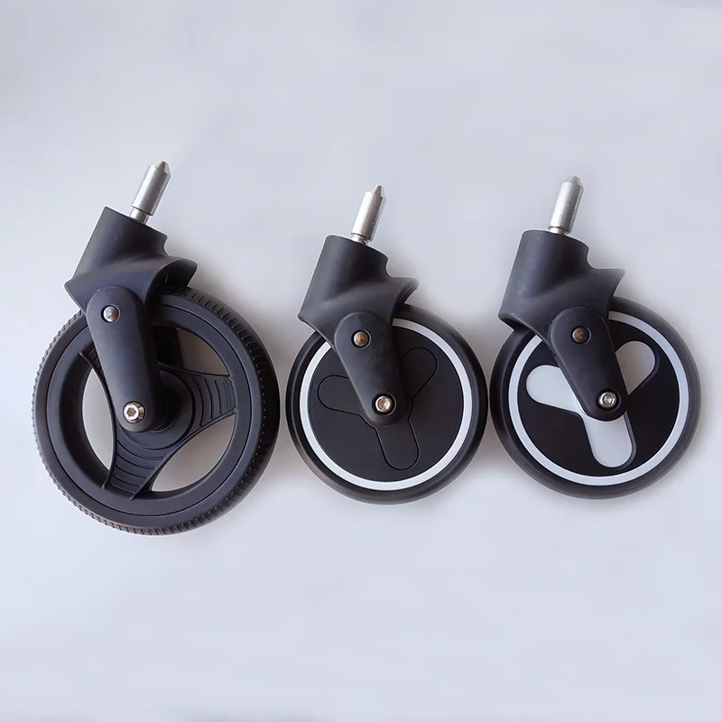 Stroller Wheels For Yoya Plus Series Such As Yoya Plus 2/3/4/Max/Pro Baby Car Accessories PU Trolley 13.5CM 15CM Tyre Covers summer baby stroller accessories