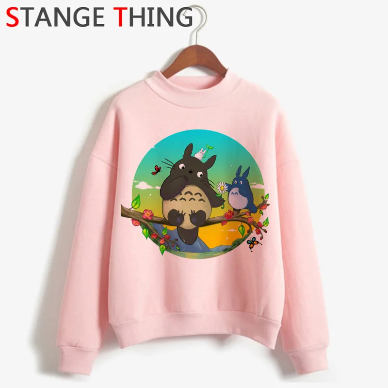 Totoro Studio Ghibli Kawaii Harajuku аниме толстовки для женщин Забавный мультфильм Ullzang Толстовка Милая 90s графическая модная толстовка женская - Color: H3058