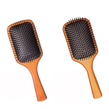 

Air Cushion Wood Hair Straighten Massage Comb Hairdressing Detangle Salon Hair Styling Brush Professional Makeup Tools Dropship