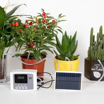

Drip Irrigation Bonsai Practical Controller Home Office Automatic Watering System Garden Plant Indoor Solar Charging Pump Timer