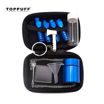 

Snuff Snorter Set Aluminum Bullet Snuff Sniffer + Metal Dispenser Spoon + Storage Container Jar + Plastic Funnel
