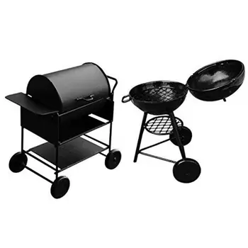 

1:12 Scale Barbecue Grill Dollhouse Miniature Ornaments BBQ Tool Mini Furniture 95AE