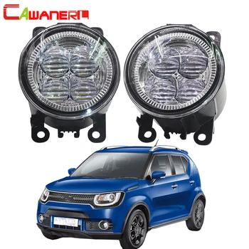 

Cawanerl Car H11 LED Fog Light Angel Eye Daytime Running Light DRL 12V For 2003-2008 Suzuki Ignis II Closed Off-Road Vehicle