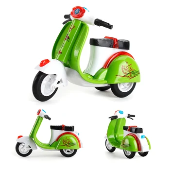 

Random Color Kids Birthday Boys Girls Simulated Gift Motorcycle Toy Fun Cartoon Inertia Pull Back Alloy Model Mini Educational