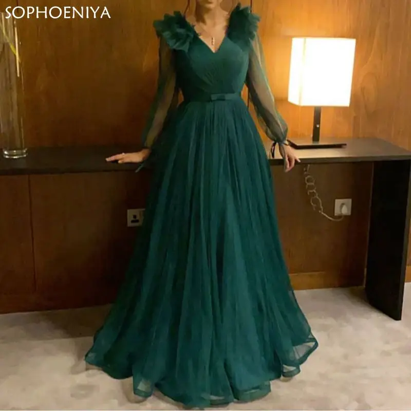 Модные vestido de festa длинное вечернее платье торжественное платье женское элегантное арабский вечернее платье vestido de festa