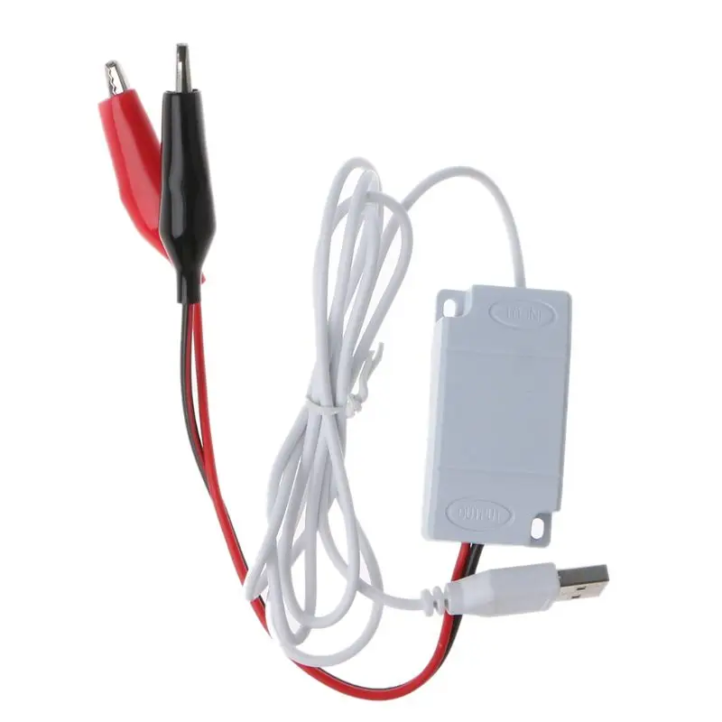 

AA AAA Battery Eliminator USB 5V to 1.5V/3V4.5V Step-down Clip Cable Voltage Converter Line For Clocks Remote Control Toys Calcu