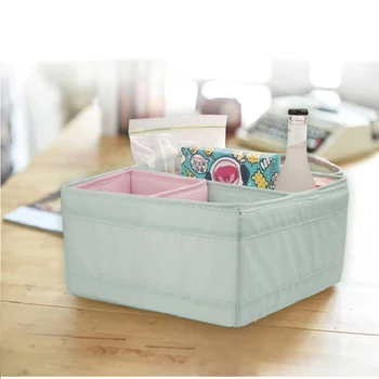 

XLSize Foldable Sundries Storage Box Desktop Storage Basket Underwear Makeup Cosmetic Organizer Toy Scarf Socks Jewelry Baskets