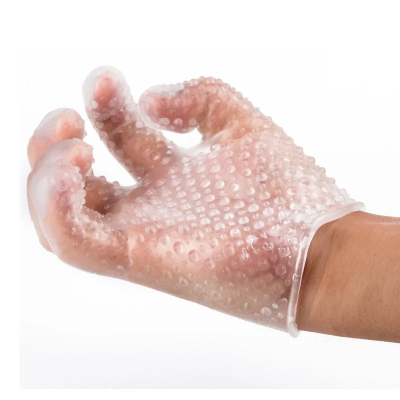 Masturbation Soft Gloves With Spike Spots For Couples Erotic_voghion.com