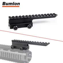 Металлический Тактический переходник область адаптера крепление 20 мм Пикатинни Вивер металлический фонарик крепления для охоты страйкбол 1-0036