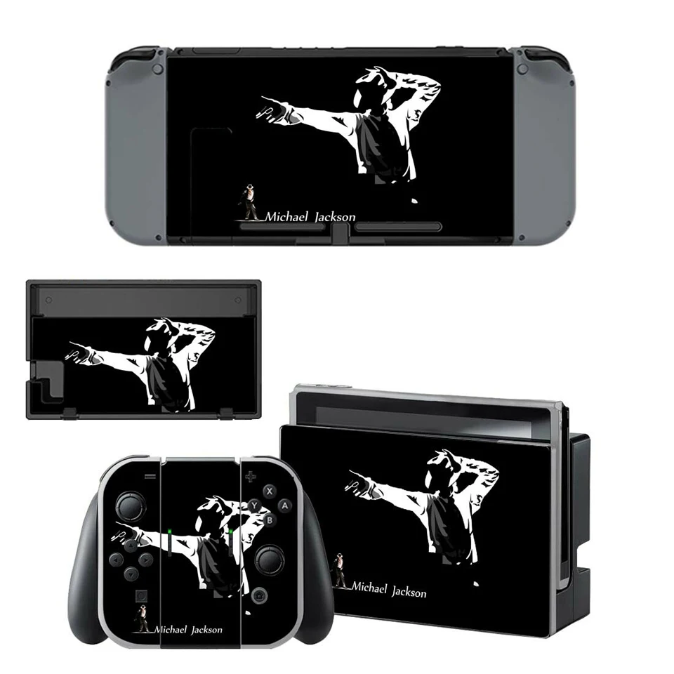 Переключатель кожи виниловые наклейки Набор для NS консоли/Joy-Con контроллер и док-станция для nyd наклейки на выключатель - Цвет: YSNS1573