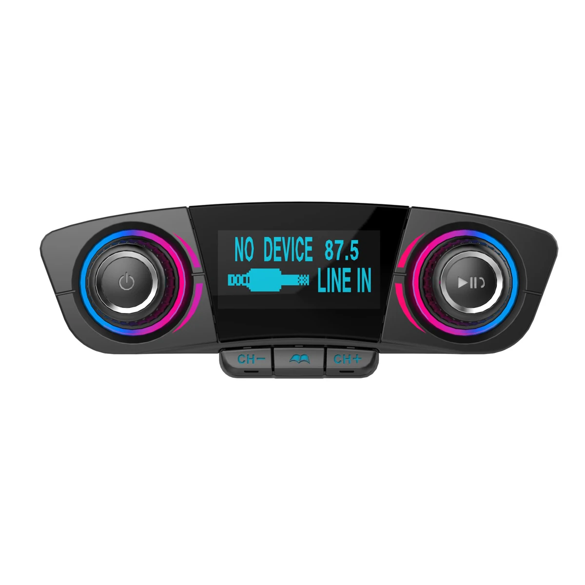 12-24 в вращающийся на 180 градусов умный автомобильный Bluetooth MP3 fm-передатчик для автомобиля Bluetooth MP3 и AUX кабель