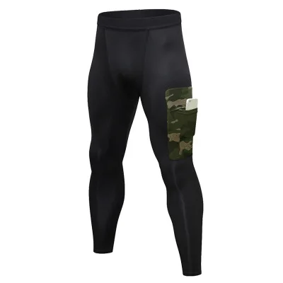 Black-Camoufla-Green Psvteide мужские s карманные леггинсы компрессионные брюки мужские s штаны для бодибилдинга Hombre камуфляжные карманные Джоггеры мужские легинсы для бега - Цвет: Black-Camoufla-Green