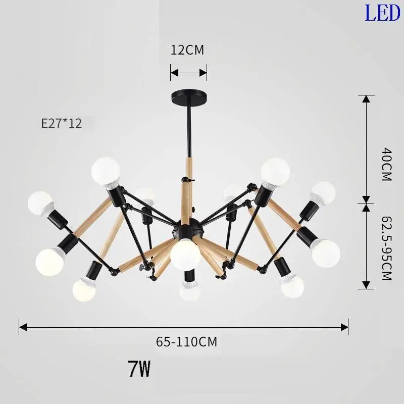 Промышленные люстры Pendente Nordic дизайн Лофт Lampen современная лампа де Techo Colgante Moderna подвесной светильник