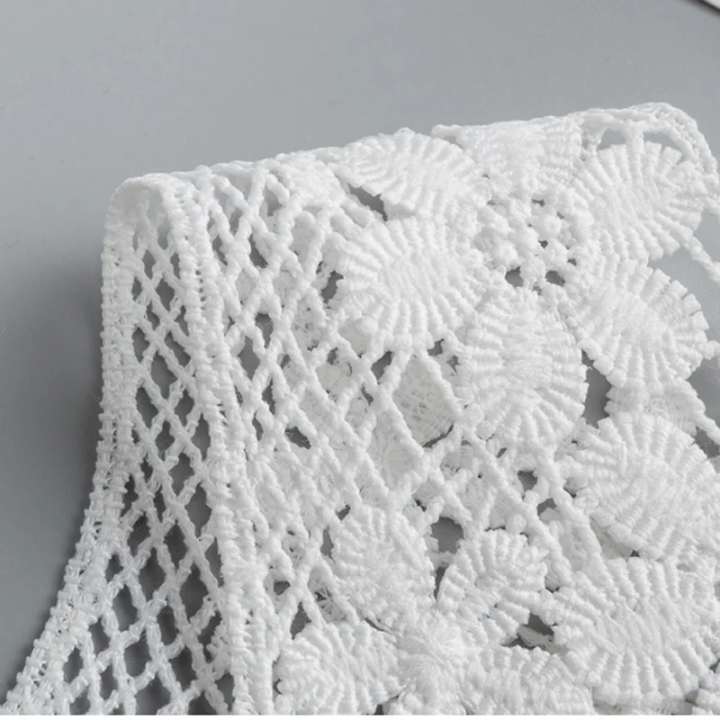 Lace Fabric Lace Garment Accessories Lace Sewing Supplies Lace Sewing Accessories Lace Accessories Clothing Accessories Lace Fabric Neckline Detachable Fake Collar DIY Breathable Scarf Around Neck Flower Sweet Hollow Comfortable Patch