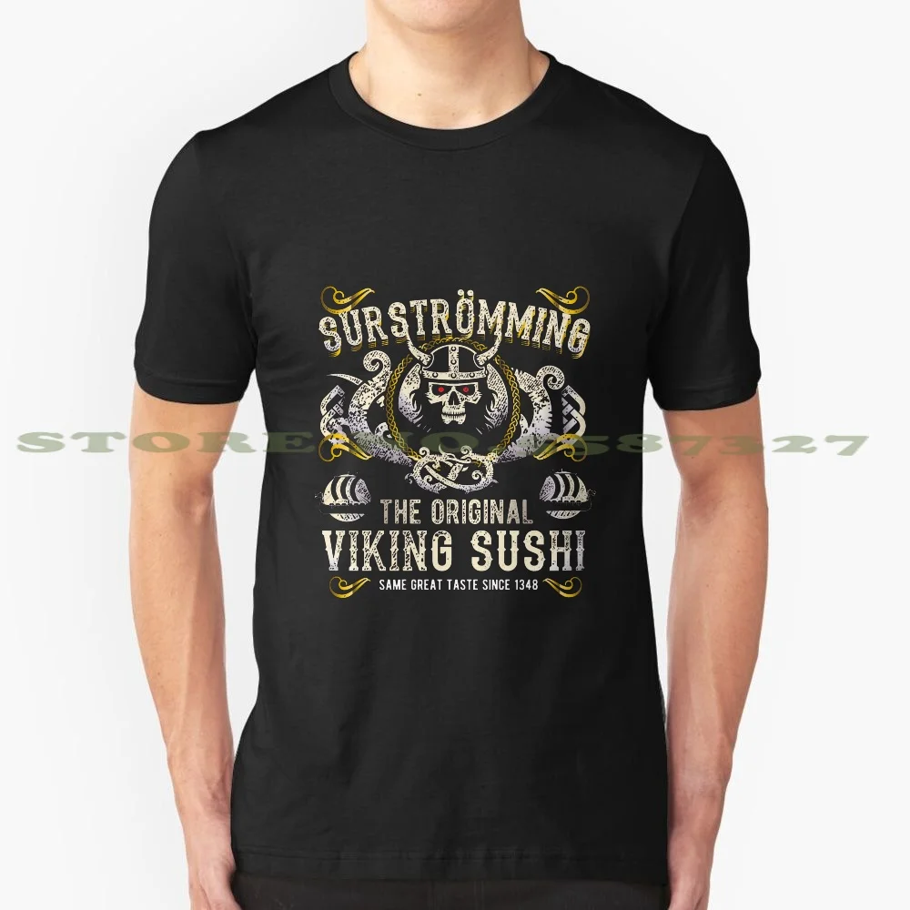 Surstromming Premiere T - Shirt Graphic Custom Funny Vendita Calda Tshirt Surstamping Surstamping Premiere Aringa Pesce Puzzolente