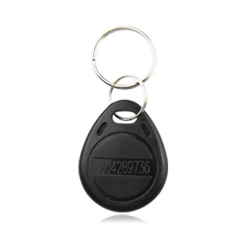 10pcs 125 KHz RFID Tags Waterproof Rewrite Duplicate Keyfobs Key Ring Proximity Token For ID Attendance System Support Dropship keypad card reader access control Access Control Systems