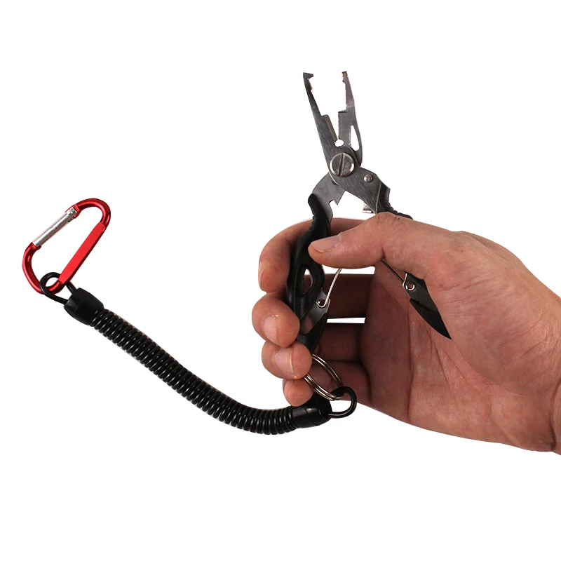 Multifunctional Fishing Plier With Lanyard Boating Ropes Kayak Camping
