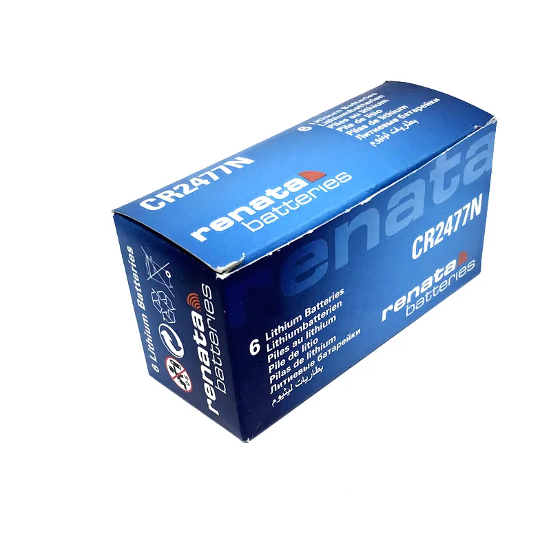 Оригинальный литиевый аккумулятор renata CR2477N CR2477 2477 3 в для часов стоп сигналов