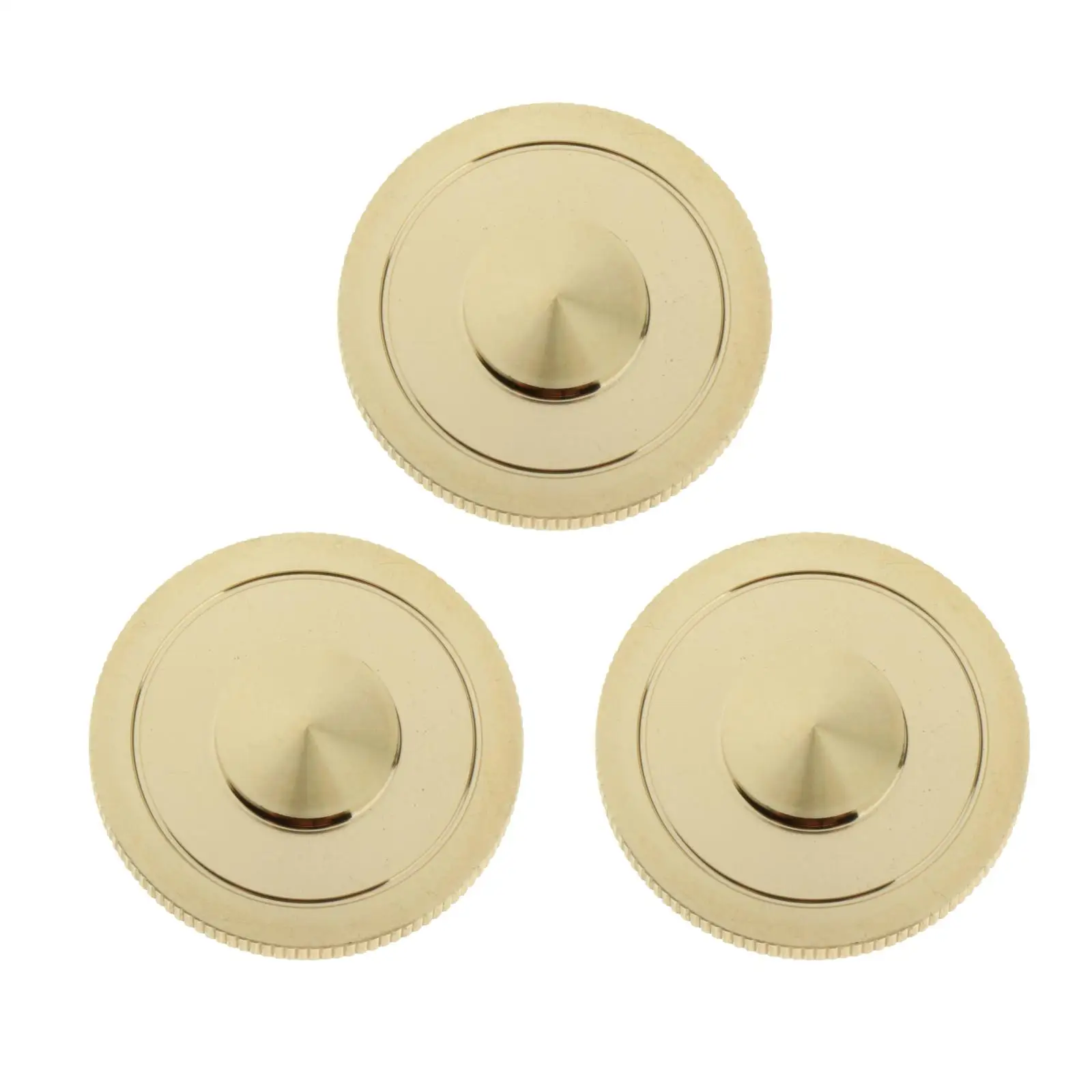 4pcs Golden Key Button Inlays for Tenor/ Alto/ Soprano Sax Saxophone Accs