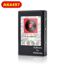 Zishan T1 4497 AK4497EQ المهنية ضياع مشغل موسيقى MP3 HIFI المحمولة DSD الأجهزة فك شاشة تعمل باللمس متوازنة AK4497