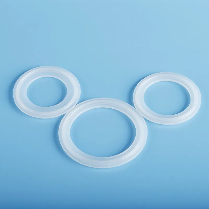 Hose Pipe Fitting Pipe Fitting Water Pipe Fitting 1/2"-8" Silicon Gasket Fits 50.5Mm-232Mm OD Sanitary Tri Clamp Type Ferrule